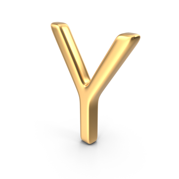 Gold Capital Letter Y PNG Images & PSDs for Download | PixelSquid ...