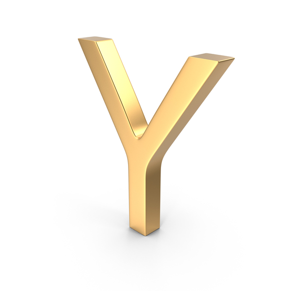 Gold Capital Letter Y PNG Images & PSDs for Download | PixelSquid ...