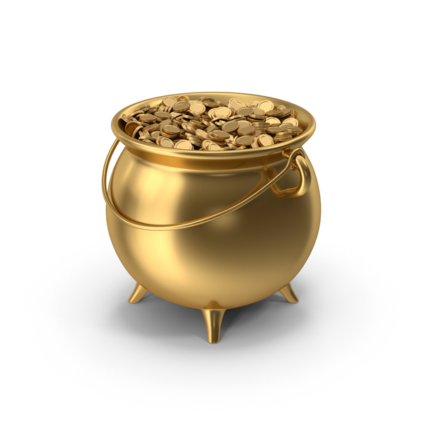 Gold Cauldron With Coins PNG & PSD Images Gold Cauldron With Coins PNG & PSD Images