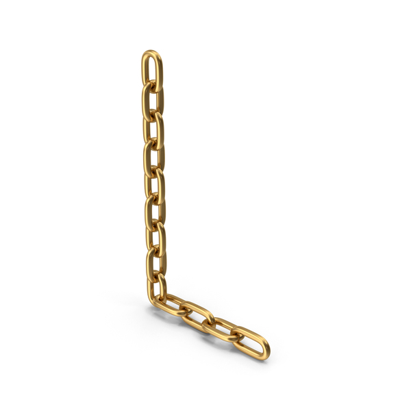 Gold Chain Letter L PNG & PSD Images Gold Chain Letter L PNG & PSD Images