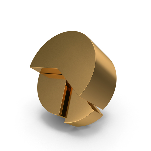 Symbols: Gold Chart Icon PNG & PSD Images