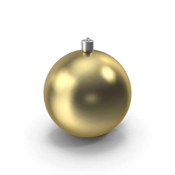 Gold Christmas Ball PNG & PSD Images