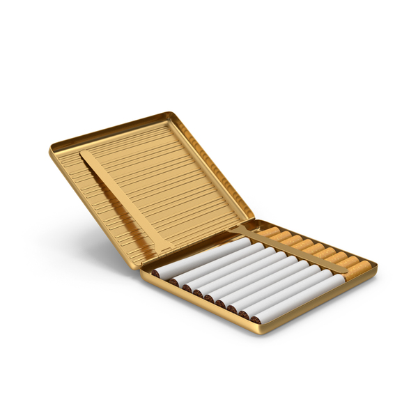 Gold Cigarette Case PNG Images & PSDs for Download | PixelSquid ...