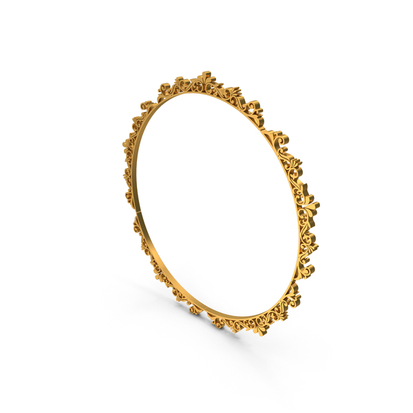 Home Decor: Gold Circular Border Frame PNG & PSD Images Home Decor: Gold Circular Border Frame PNG & PSD Images