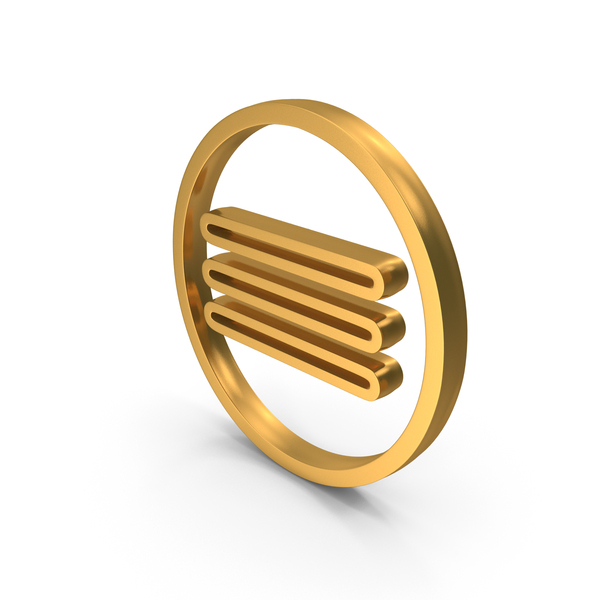 Gold Circular Web Menu Symbol PNG Images & PSDs for Download ...