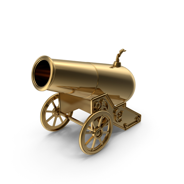 Gold Circus Cannon PNG & PSD Images
