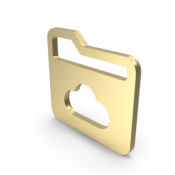 Gold Cloud Folder Symbol PNG Images & PSDs for Download | PixelSquid ...