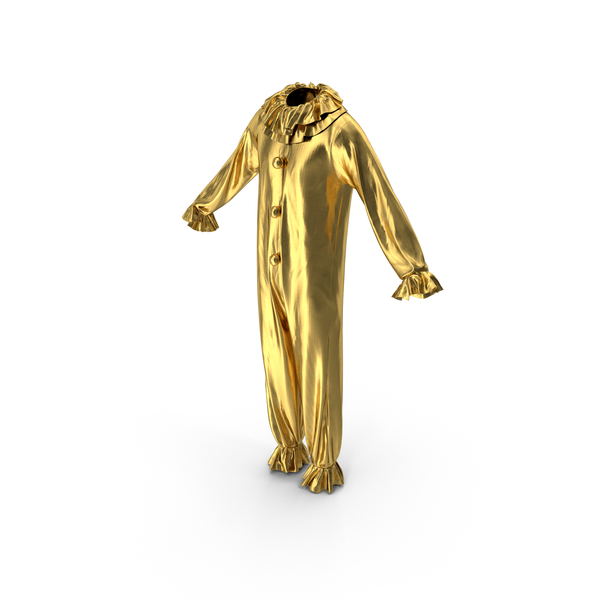Gold Clown Costume PNG & PSD Images