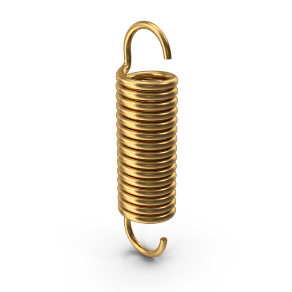 Gold Coil Spring PNG & PSD Images Gold Coil Spring PNG & PSD Images