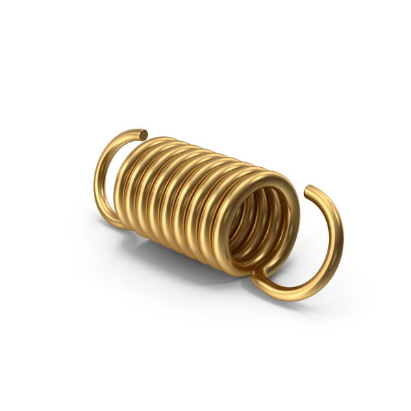 Gold Coil Spring PNG & PSD Images Gold Coil Spring PNG & PSD Images