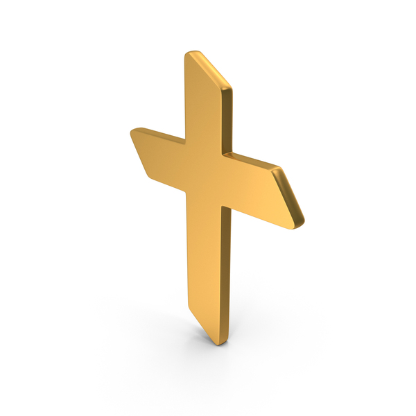 Gold Cross Icon PNG Images & PSDs for Download | PixelSquid - S121539165