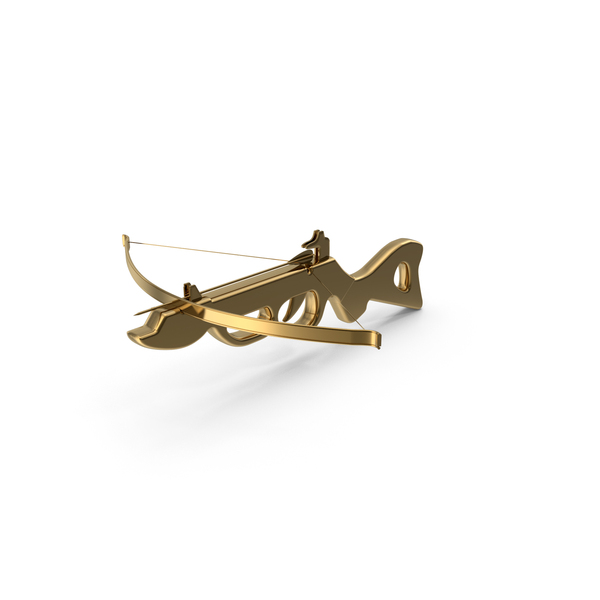 Gold Crossbow PNG & PSD Images Gold Crossbow PNG & PSD Images