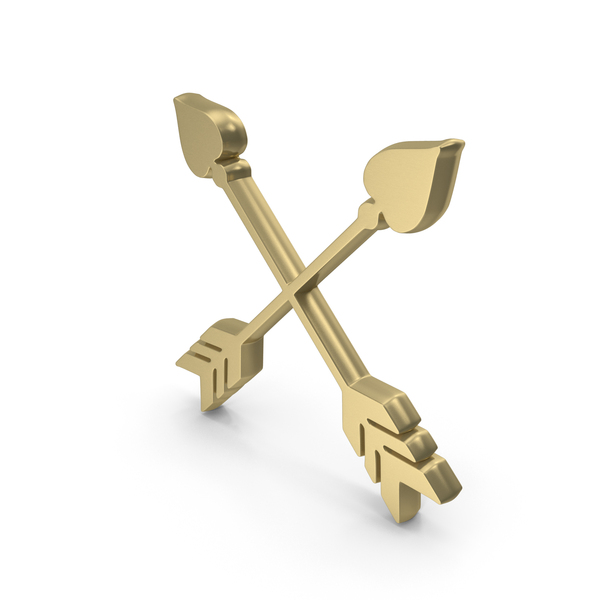 Arrow: Gold Crossed Arrows PNG & PSD Images Arrow: Gold Crossed Arrows PNG & PSD Images