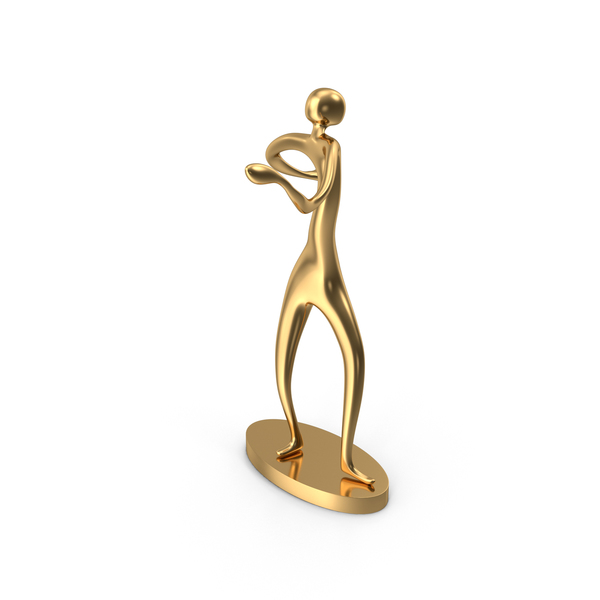 Gold Decor Statue Dance Arms Around PNG & PSD Images Gold Decor Statue Dance Arms Around PNG & PSD Images