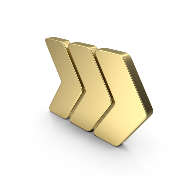 Gold Digital Arrow Symbol PNG Images & PSDs for Download | PixelSquid ...