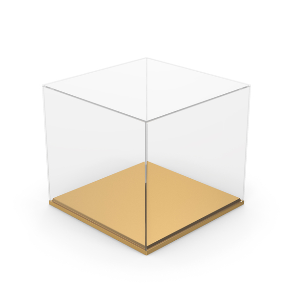 Gold Display Case Box PNG & PSD Images Gold Display Case Box PNG & PSD Images