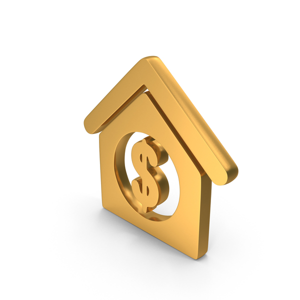 Symbols: Gold Dollar House Price Icon PNG & PSD Images Symbols: Gold Dollar House Price Icon PNG & PSD Images