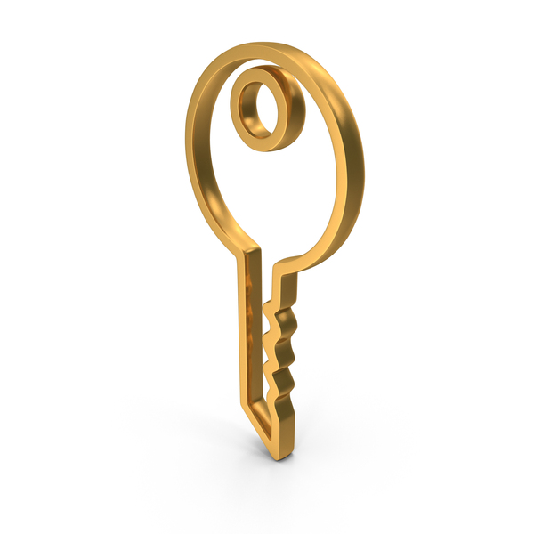 Gold Door Key Outline Icon PNG Images & PSDs for Download | PixelSquid ...