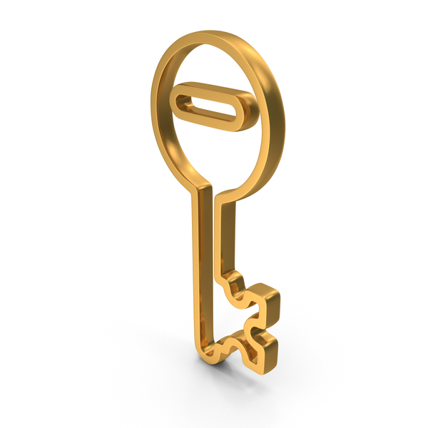 Gold Door Key Outline Icon PNG Images & PSDs for Download | PixelSquid ...