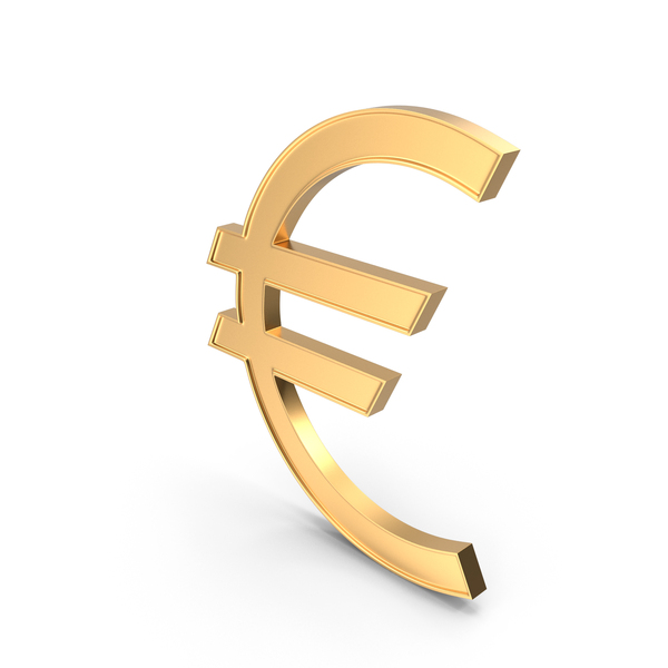 Gold Euro Symbol PNG Images & PSDs for Download | PixelSquid - S120012844