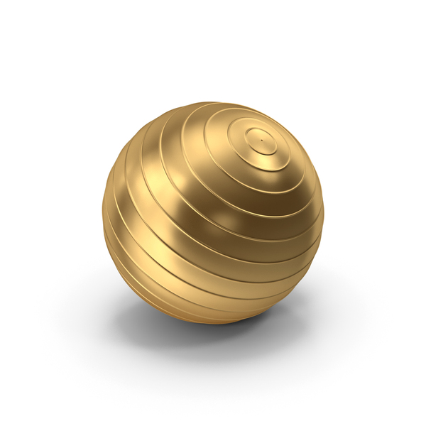 Gold Exercise Ball PNG & PSD Images Gold Exercise Ball PNG & PSD Images