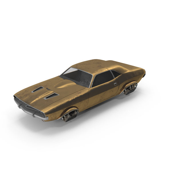 Gold Flying Car PNG & PSD Images