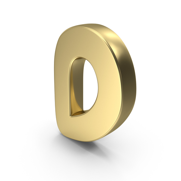 Gold Font Cute Letter D PNG Images & PSDs for Download | PixelSquid ...