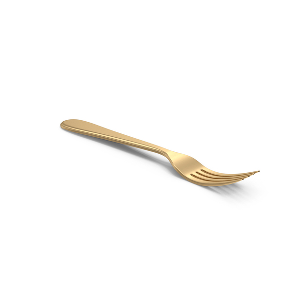Gold Fork PNG & PSD Images