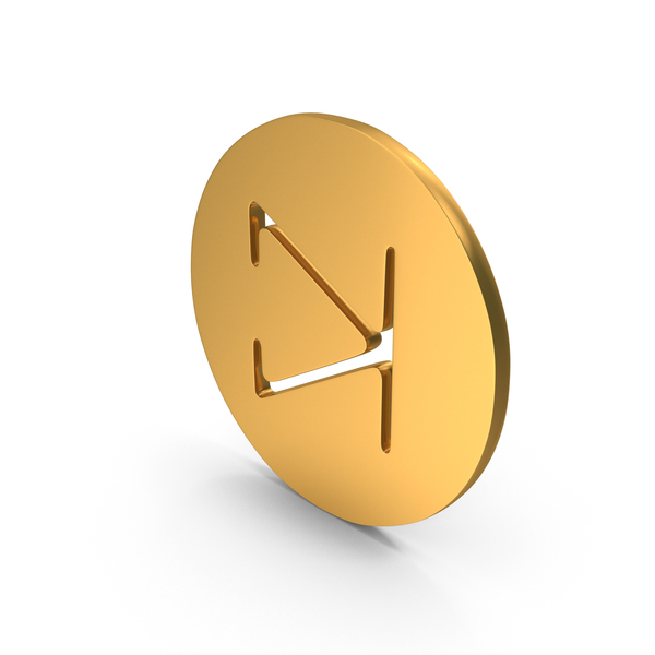 Symbols: Gold Forward Icon PNG & PSD Images