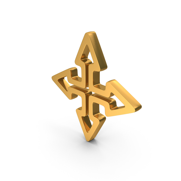 Symbols: Gold Four Side Way Arrows Symbol PNG & PSD Images Symbols: Gold Four Side Way Arrows Symbol PNG & PSD Images