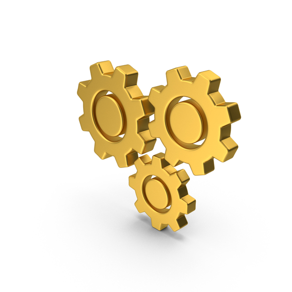 Computer: Gold Gears Icon PNG & PSD Images Computer: Gold Gears Icon PNG & PSD Images