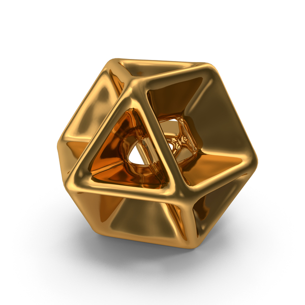 Home Decor: Gold Geometric Shaped Showpiece PNG & PSD Images Home Decor: Gold Geometric Shaped Showpiece PNG & PSD Images
