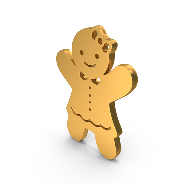 Cookie: Gold Gingerbread Girl Icon PNG & PSD Images Cookie: Gold Gingerbread Girl Icon PNG & PSD Images