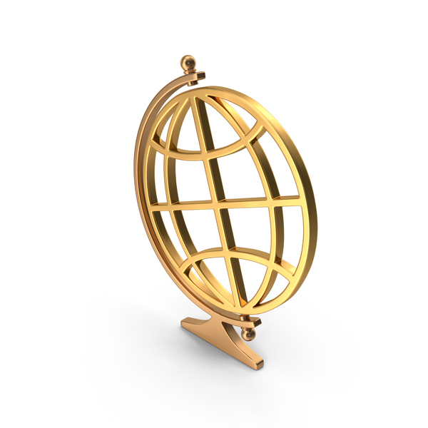 Symbols: Gold Globe Icon PNG & PSD Images Symbols: Gold Globe Icon PNG & PSD Images