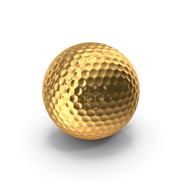 Gold Golf Ball PNG & PSD Images Gold Golf Ball PNG & PSD Images