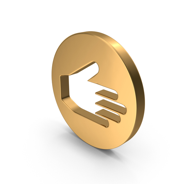 Symbols: Gold Hand Icon PNG & PSD Images Symbols: Gold Hand Icon PNG & PSD Images