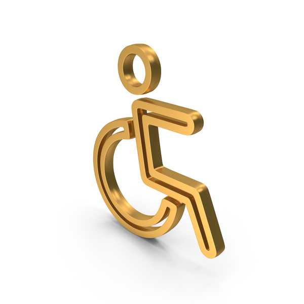 Symbols: Gold Handicap Icon PNG & PSD Images