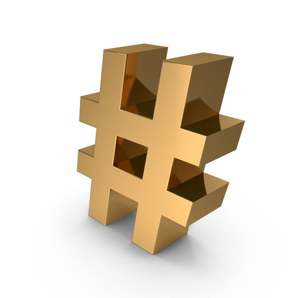 Symbols: Gold Hash PNG & PSD Images Symbols: Gold Hash PNG & PSD Images