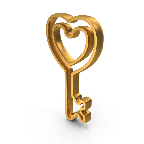 Symbols: Gold Heart Door Key Outline Icon PNG & PSD Images Symbols: Gold Heart Door Key Outline Icon PNG & PSD Images
