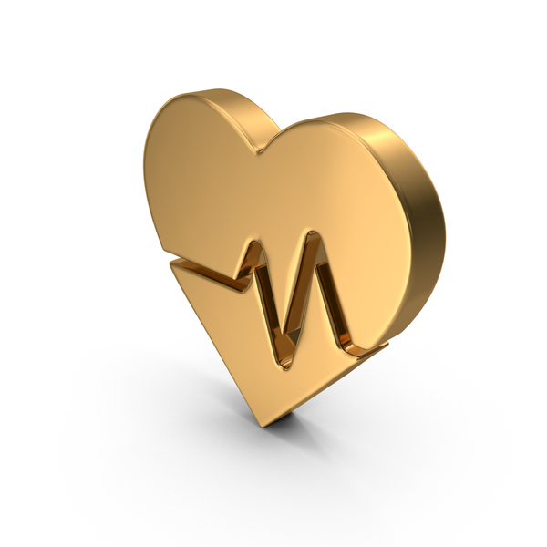 Symbols: Gold Heart Rate Icon PNG & PSD Images Symbols: Gold Heart Rate Icon PNG & PSD Images