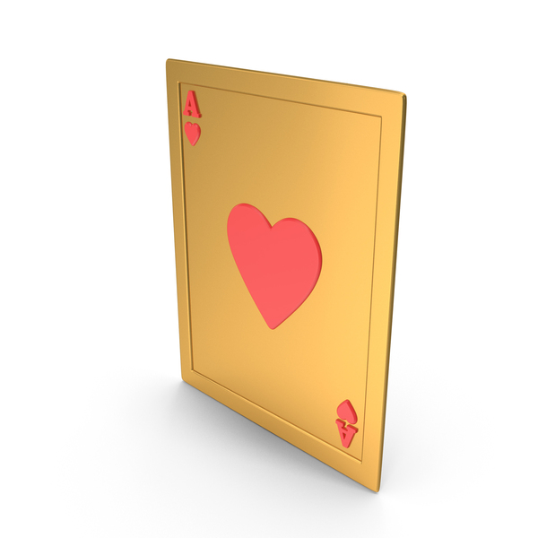 Symbols: Gold Hearts Playing Card Icon PNG & PSD Images