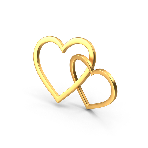 Symbols: Gold Hearts Symbol PNG & PSD Images Symbols: Gold Hearts Symbol PNG & PSD Images