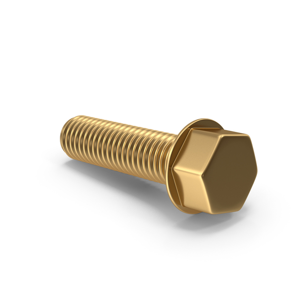 Gold Hex Head Bolt PNG & PSD Images Gold Hex Head Bolt PNG & PSD Images