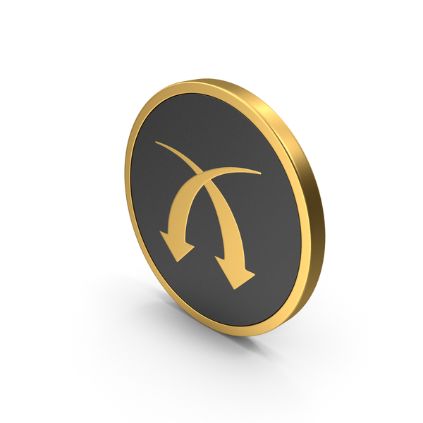 Computer: Gold Icon Arrows PNG & PSD Images