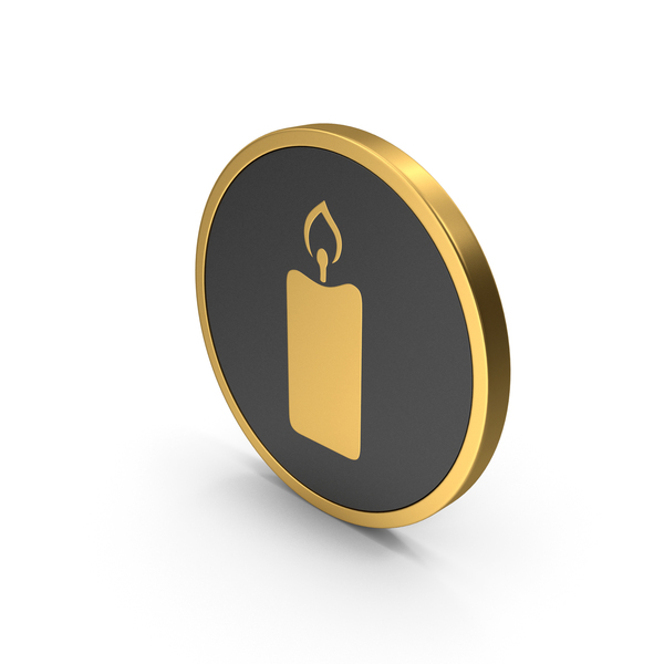 Computer: Gold Icon Candle PNG & PSD Images Computer: Gold Icon Candle PNG & PSD Images