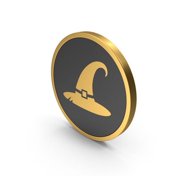 Computer: Gold Icon Halloween Hat PNG & PSD Images Computer: Gold Icon Halloween Hat PNG & PSD Images