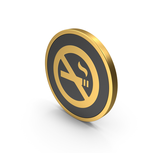 Logo: Gold Icon No Smoking PNG & PSD Images Logo: Gold Icon No Smoking PNG & PSD Images