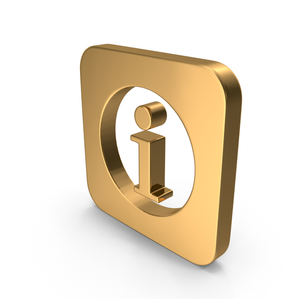Logo: Gold Information Icon PNG & PSD Images