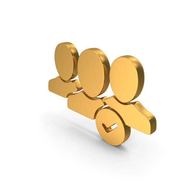 Symbols: Gold Join The Community Icon PNG & PSD Images