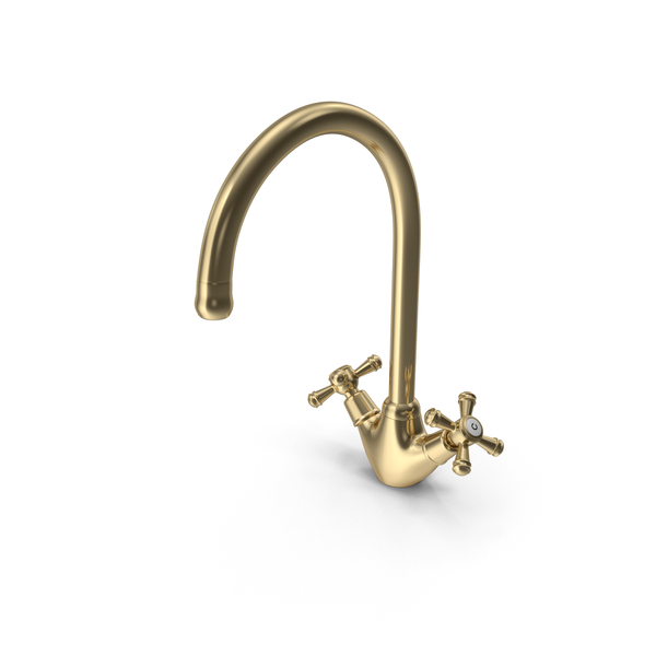 Gold Kitchen Faucet PNG & PSD Images Gold Kitchen Faucet PNG & PSD Images